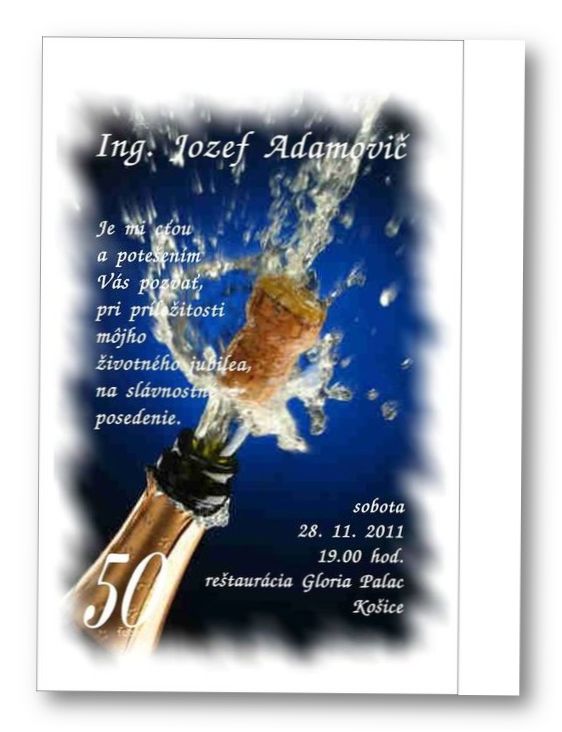 Jubilejná pozvánka č. 109