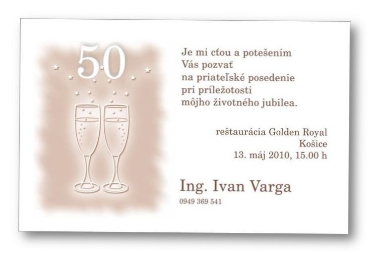 Jubilejná pozvánka č. 112