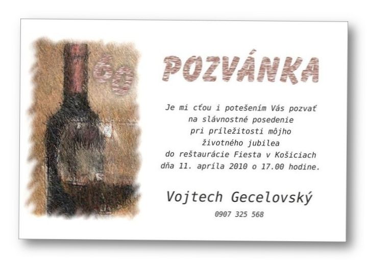 Jubilejná pozvánka č. 116