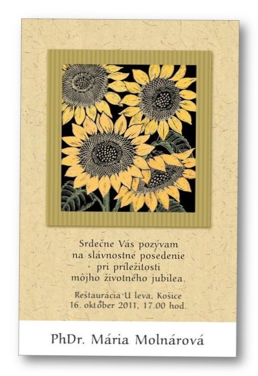 Jubilejná pozvánka č. 31
