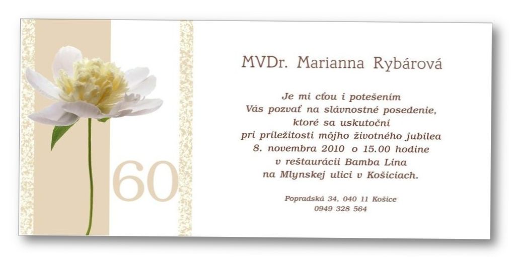 Jubilejná pozvánka č. 36