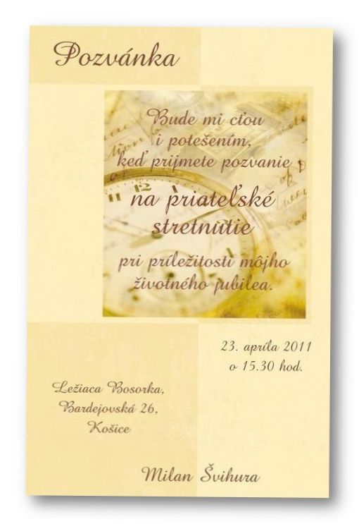 Jubilejná pozvánka č. 44