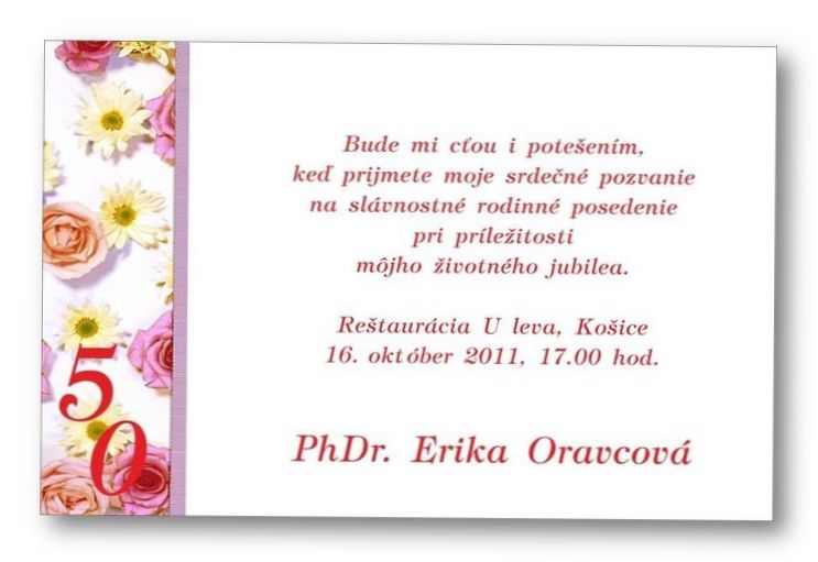 Jubilejná pozvánka č. 62