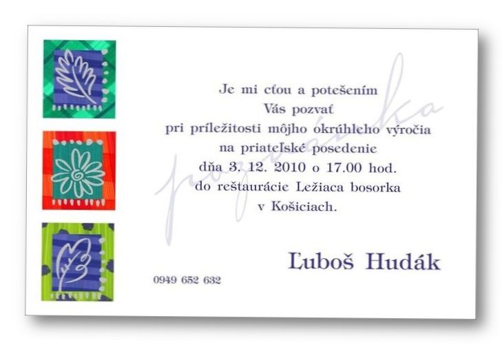 Jubilejná pozvánka č. 64