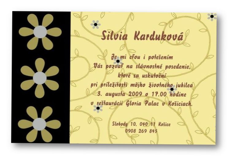 Jubilejná pozvánka č. 71