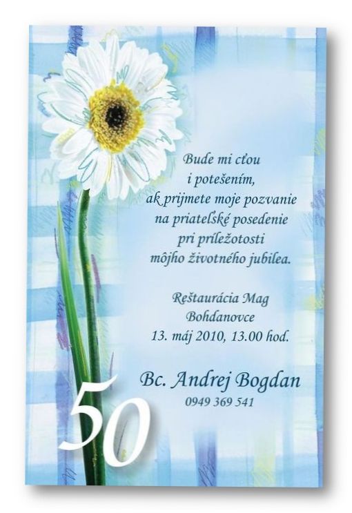 Jubilejná pozvánka č. 81