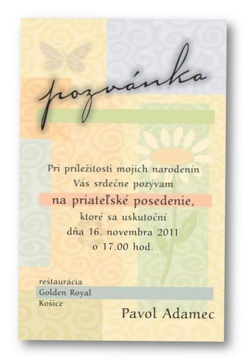 Jubilejná pozvánka č. 86