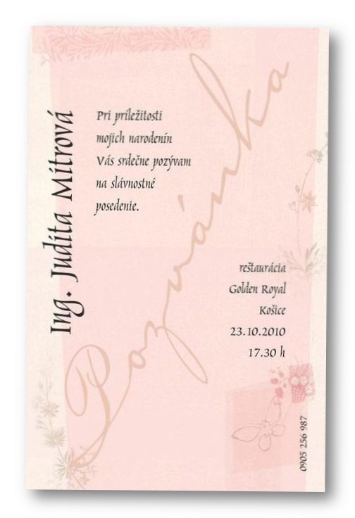 Jubilejná pozvánka č. 97